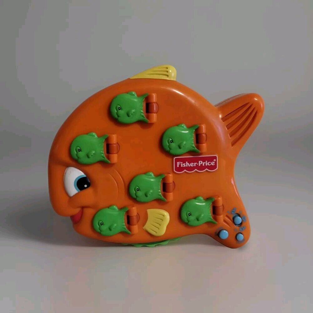 Fisher Price - Go Fish - Toddler Handheld Games Electronic 2000 Vintage